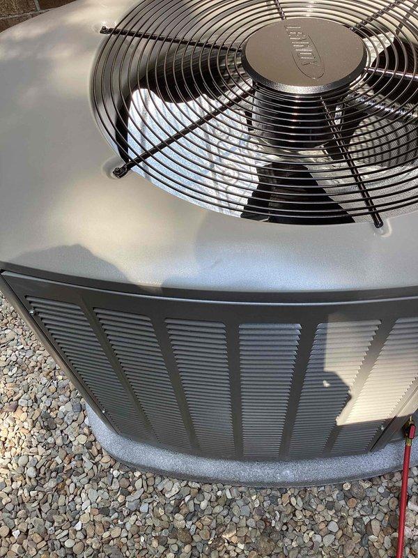 Completed full HVAC system installation including a 90,000 BTU furnace with evaporator coil and 2.5-ton air conditioning condenser unit. The furnace was installed in the basement mechanical room with proper PVC venting, while the outdoor condenser was positioned on a gravel pad with electrical conduit connection. All equipment was reconnected to existing ductwork and utility services, with mechanical permit obtained prior to installation.