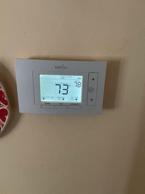 Completed comprehensive seasonal maintenance and tune-up on residential air conditioning system. Performed thorough inspection of all internal components including blower motor assembly, electrical connections, control board, and condensate drainage system. Verified thermostat operation and system functionality; unit operating within normal parameters with no deficiencies noted.