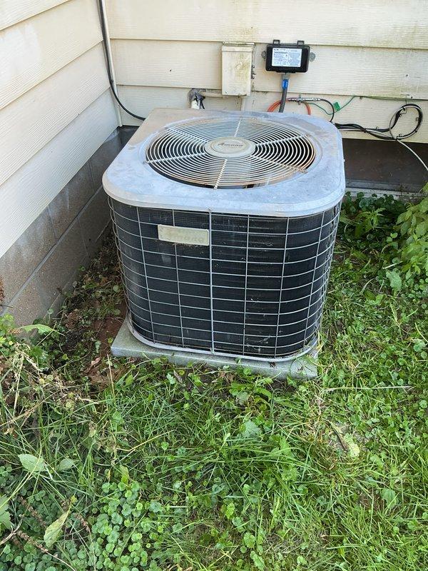 Completed routine preventative maintenance on residential air conditioning system. Performed comprehensive tune-up including inspection of condenser unit, verification of electrical connections at disconnect box, and assessment of overall system operation. Unit found to be functioning within normal parameters with no issues identified. Noted vegetation overgrowth around condenser unit that may impact airflow and future system efficiency if not addressed. All components inspected and system left in proper working condition.