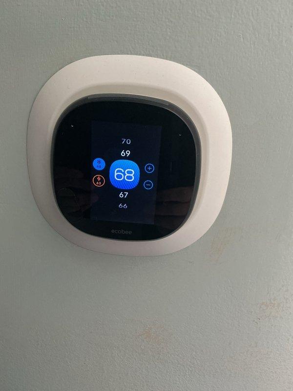 Completed annual AC tune-up on 34-year-old Ruud system with condenser model year 2023. Performed comprehensive maintenance including inspection of thermostat operation, verification of system controls, and replacement of air filter. System tested and confirmed operating properly with all components functioning within normal parameters.