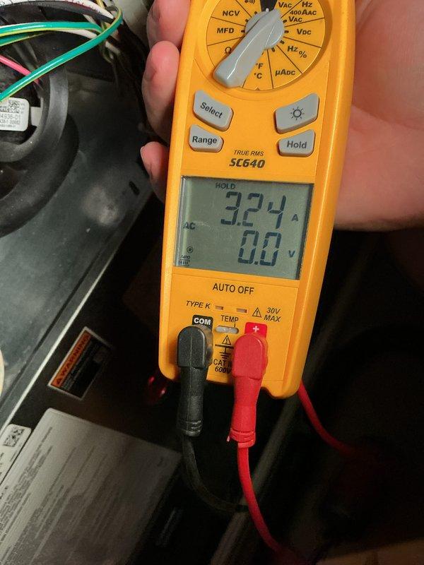 Completed comprehensive furnace tune-up and maintenance as part of Air Care membership program. Performed full system inspection, verified electrical readings showing 324V AC supply voltage with multimeter, checked blower motor operation and wiring connections, and inspected all mechanical components including mounting hardware and condensate drainage system. All equipment operating within normal parameters with no issues found or repairs needed.