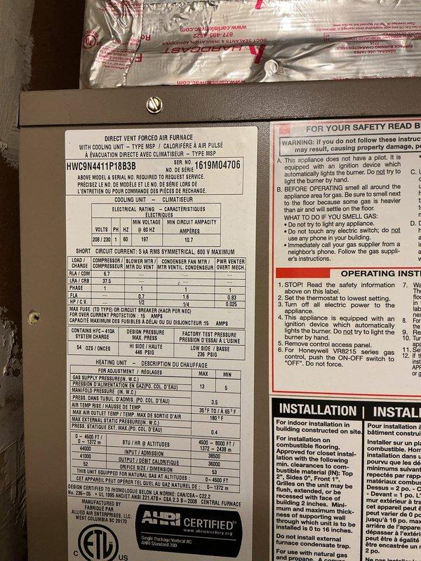 Returned to complete diagnostic on Magic-Pak HVAC system (Model: HWC9N4411P1B83B) that was not cooling. Found evaporator coil frozen over from previous day's visit. Completed troubleshooting to identify root cause of freezing condition and no cooling operation on basement-located unit over 10 years old.