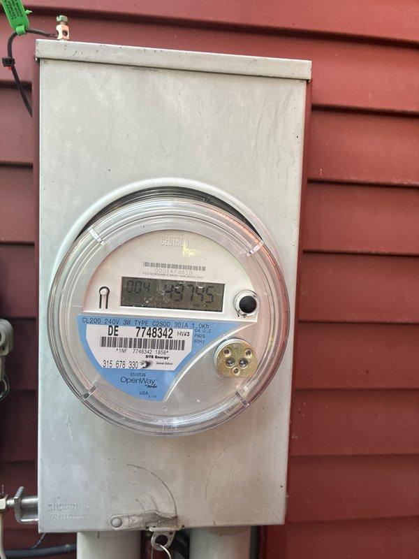 Conducted whole home generator estimate for residential property experiencing extended power outage impacting home office operations. Performed site assessment of existing 200-amp electrical service with digital meter, documented current utility connection configuration including meter base, service entrance conduit, and HVAC equipment placement on concrete pad. Evaluated installation requirements and discussed equipment options between Generac and Kohler generator systems to provide comprehensive backup power solution for critical telemedicine work needs.