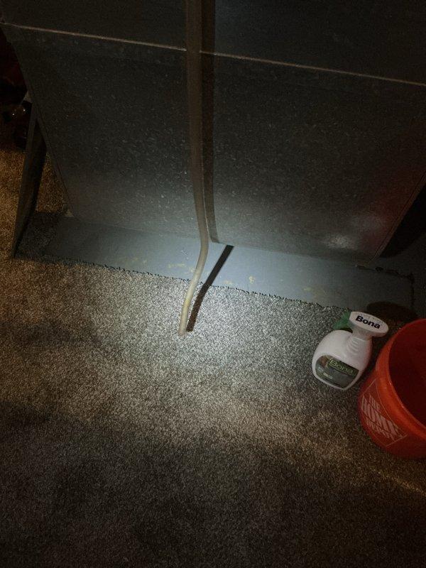 Completed yearly preventative maintenance tune-up on 21-year-old split system including gas furnace located in basement and central air conditioning unit. Performed comprehensive inspection of both systems, checked all electrical connections and control wiring, verified proper thermostat operation, inspected air handler components, and confirmed both furnace and AC unit are operating within normal parameters with no deficiencies noted at time of service.