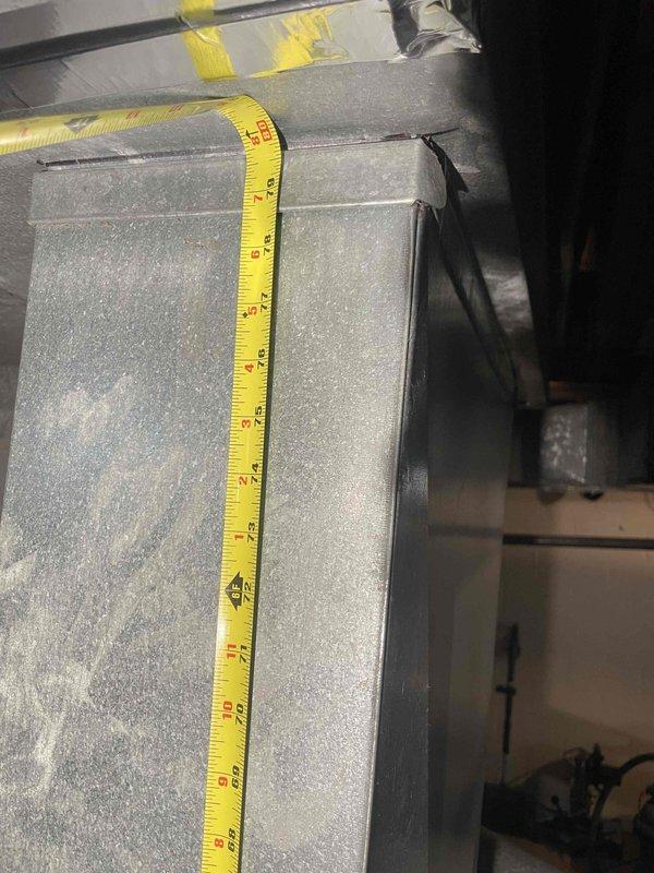 Conducted estimate for replacement of 20+ year old natural gas furnace located in basement. Current unit operational but nearing end of service life. Assessed existing ductwork dimensions and configuration to determine proper equipment sizing and compatibility for new system installation.