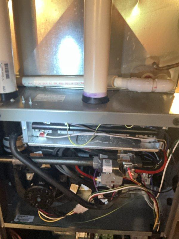 Completed comprehensive HVAC preventive maintenance service on air handling unit, including inspection of blower motor assembly, electrical connections, control board, and all internal components. All systems inspected and found operating within normal parameters; unit tested and confirmed functioning properly with no issues identified.