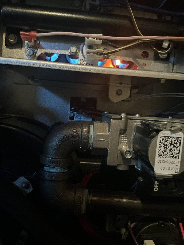 Completed comprehensive preventive maintenance on 4-year-old Lennox furnace in preparation for heating season. Performed full system inspection including burner assembly, gas valve operation, flame sensor functionality, and heat exchanger examination. Verified proper ignition sequence, confirmed all electrical connections secure, and tested thermostat communication and temperature control settings. All components found operating within manufacturer specifications with no deficiencies noted.