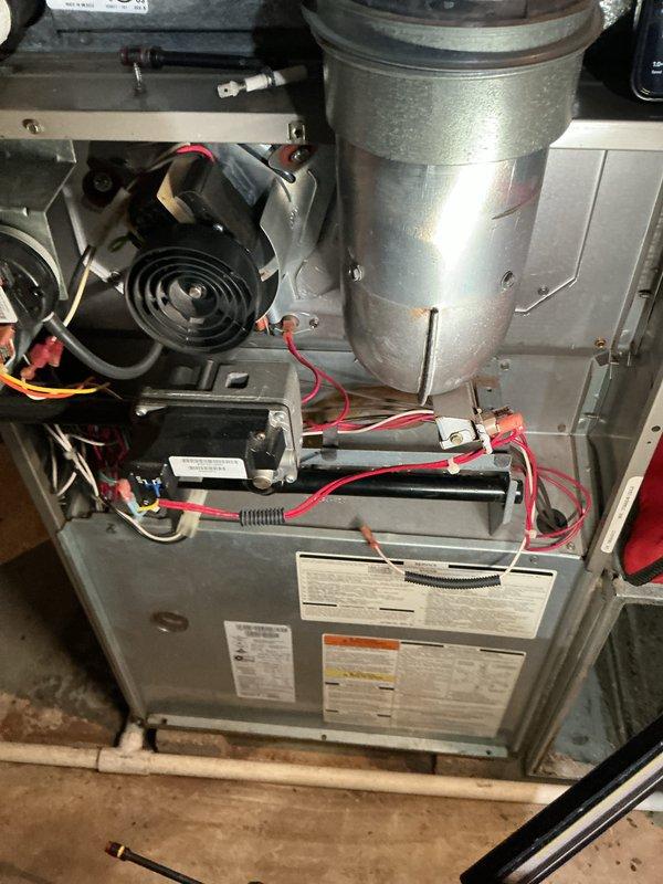 Completed annual fall furnace maintenance tune-up on residential heating system. Replaced air filter, installed new humidifier pad, and activated humidifier for the heating season. Performed comprehensive system inspection, verified all components operating properly with no safety concerns or deficiencies noted.