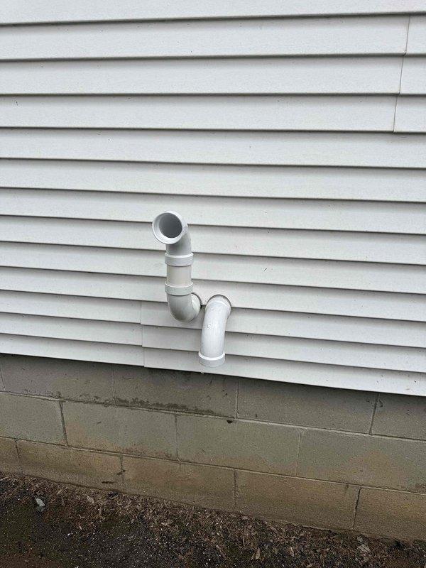 Completed full HVAC system installation including a 70,000 BTU furnace and 2-ton air conditioning unit in basement location. Installed chimney liner for proper venting, whole-home humidifier for climate control, and all associated ductwork connections. Ran PVC condensate drain piping through exterior wall with proper pitch and termination. Reconnected all supply and return air ducts to new equipment, secured refrigerant lines to outdoor condenser unit positioned in rear yard, and completed all electrical connections per code requirements. System tested and verified operational with proper airflow, temperature differential, and humidity control functioning as designed.