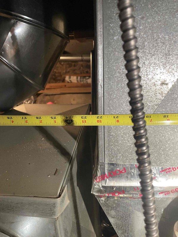 Completed comprehensive estimate for full HVAC system replacement including new air conditioning unit and furnace installation. Assessed existing Bryant furnace setup in basement mechanical room, evaluated ductwork configuration, condensate drainage system, and clearance measurements in attic space to determine equipment specifications and installation requirements for complete system upgrade.