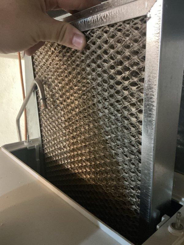 Completed annual heating maintenance on residential HVAC system. Inspected and replaced heavily soiled air filter showing significant dust accumulation. Verified thermostat operation and temperature settings at 72°F with system controls functioning properly in all modes (heat, cool, auto).
