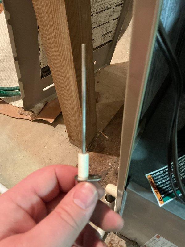 Completed comprehensive tune-up on 21-year-old BRYA model 355MAV042080 gas furnace located in basement. Performed standard maintenance protocol including inspection of heat exchanger, burner assembly, ignition system, gas valve operation, and all electrical connections. Verified proper operation of blower motor, flame sensor, pressure switches, and safety controls. Cleaned burners, checked and adjusted gas pressure, tested thermostat communication, and confirmed adequate airflow throughout system. Inspected flue pipe and venting for proper draft and clearances. All components found to be functioning within manufacturer specifications with no immediate repairs required. Unit operating properly at time of service completion.
