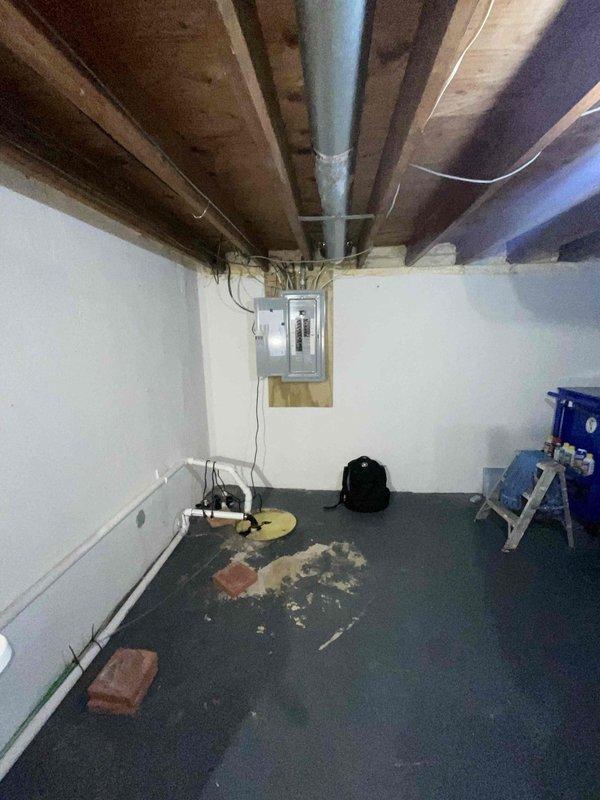 Conducted on-site evaluation for Kohler generator installation at residential property. Assessed existing electrical infrastructure including main service panel and available utility space in basement area. Documented current electrical configuration and identified optimal generator placement location. Customer expressed specific interest in Kohler brand equipment for whole-house backup power solution.
