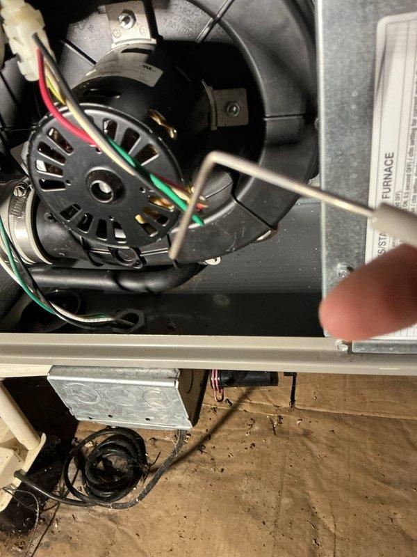 Completed comprehensive AC tune-up and preventive maintenance as part of Air Care membership with no issues reported. Performed full system inspection including blower motor assembly, electrical connections, and condensate drain system. All components found operating within normal parameters with proper wiring connections and hardware securely mounted.