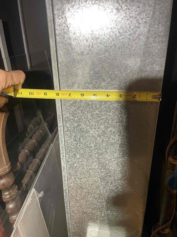 Provided estimate for furnace replacement in basement location. Current unit is a 1999 model that is still operational but nearing end of service life. Evaluated existing equipment configuration including condensate pump system, PVC drainage piping, and filter dimensions during assessment.