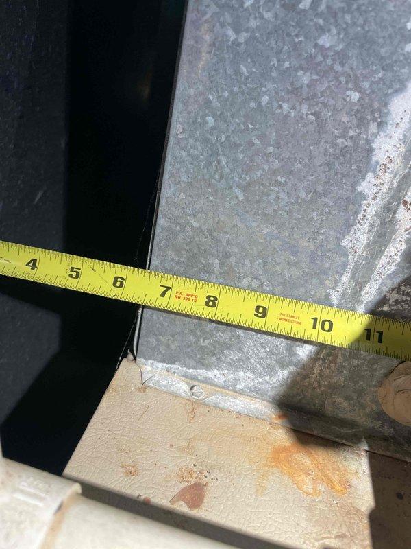 Completed comprehensive estimate for full HVAC system replacement. Performed detailed measurements of existing ductwork and air handling equipment to assess compatibility and sizing requirements for new system installation. Documented current galvanized metal supply and return duct dimensions, verifying proper sizing specifications for equipment matching. Inspected existing PVC condensate drain line configuration and noted evidence of previous moisture issues requiring attention during system replacement. Evaluated mechanical room layout and clearance requirements for new equipment placement. Assessed structural framing and mounting locations for proper equipment support. Photographed and measured critical dimensions of existing equipment cabinet and ductwork connections to ensure accurate replacement system specifications. Verified electrical connection points and reviewed accessibility for future service requirements. Provided customer with detailed proposal for complete system repla