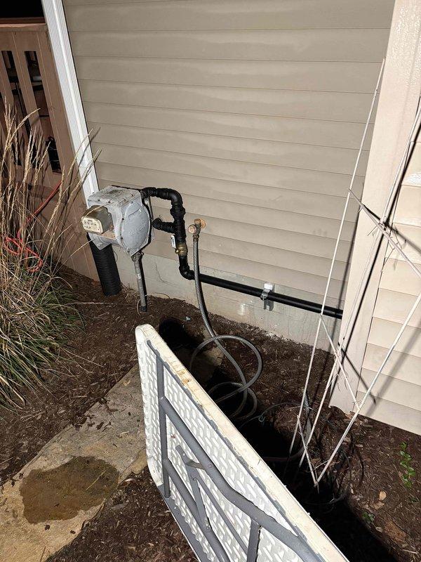 Completed installation of 26RCA standby generator and RXT-JFNC-150ASE automatic transfer switch at residential property. Ran gas piping from existing meter to generator location in left side yard, including flexible connector and shut-off valves. Installed electrical conduit and wiring from main service panel through basement crawl space to exterior generator pad, connecting transfer switch to isolate essential circuits. Obtained mechanical, electrical, generator, and gas pipe permits prior to installation. Tested system operation, verified proper transfer switch functionality during simulated power outage, and confirmed all safety interlocks engaged correctly.