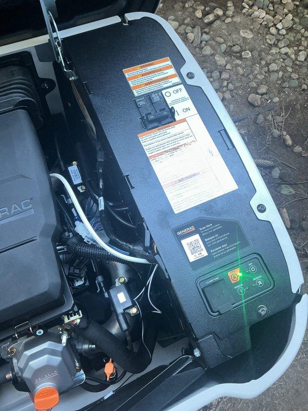 Completed installation of 22kW standby generator with 100-amp automatic transfer switch. All electrical connections, gas piping, and mechanical components were installed per manufacturer specifications and local code requirements. Permits were obtained for mechanical, electrical, generator, and gas piping work. System was fully tested and commissioned, with all safety features verified operational. Documentation and photos captured for record, with financing paperwork processed through Michigan Saves program. A follow-up appointment has been scheduled to install an O2 sensor to complete final system optimization.