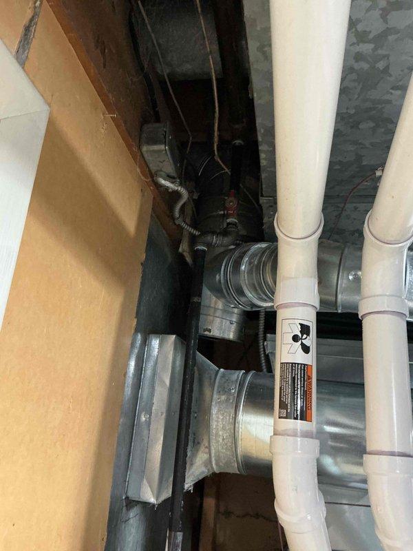 Successfully completed full HVAC system installation including a 70,000 BTU furnace, 3-ton air conditioning unit with rear discharge configuration, evaporator coil, and humidifier. All ductwork connections were secured, refrigerant lines were installed and tested, and electrical reconnections were completed per code requirements. System was fully commissioned, tested for proper operation, and all required permits were obtained prior to installation.
