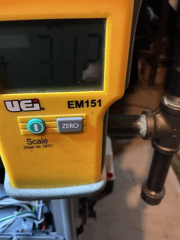 Completed annual maintenance on 1-year-old Lennox system model WT 08-2029. Performed comprehensive AC tune-up including filter replacement, system diagnostics, and operational verification. All components tested and confirmed functioning properly. Noted minor surface corrosion on blower assembly housing with mineral deposits present, typical of first-year operation in humid conditions. Measured and documented system parameters using digital diagnostic equipment, confirming unit operating within manufacturer specifications.