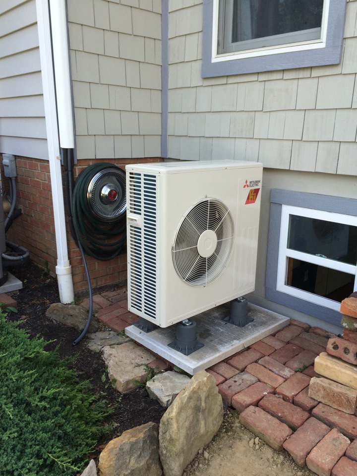 Install Mitzi heat pump