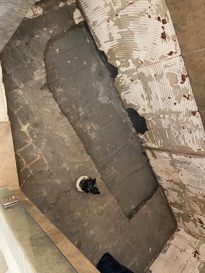 Wetumpka, AL - Shower tile and floor removal. Protek in Wetumpka Alabama Wetumpka, AL - Shower tile and floor removal. Protek in Wetumpka Alabama