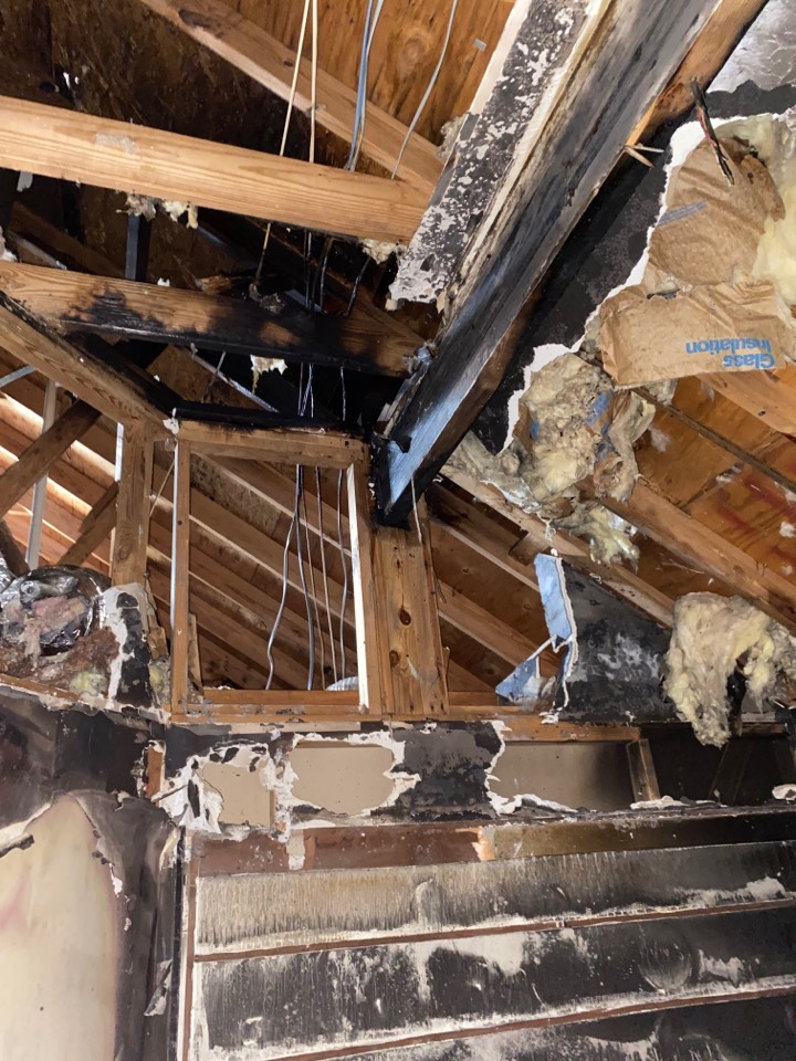 Montgomery, AL - Protek assisting with framing repairs from fire loss. Montgomery, AL - Protek assisting with framing repairs from fire loss.
