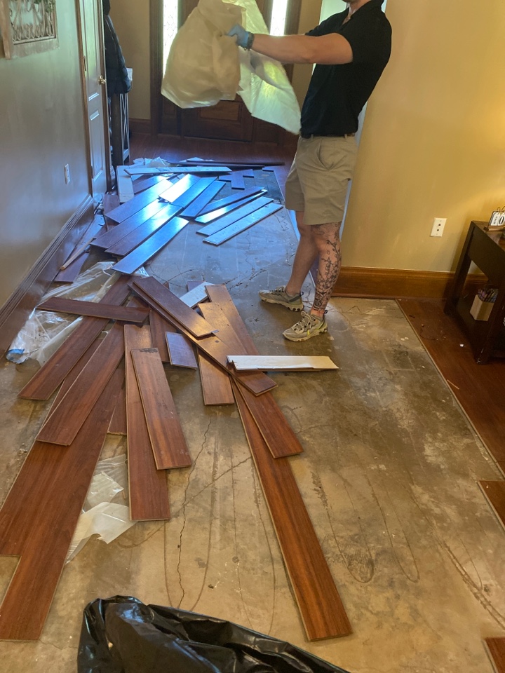 Prattville, AL - Customer had a pipe burst under sink so Protek is here to save the day Prattville, AL - Customer had a pipe burst under sink so Protek is here to save the day