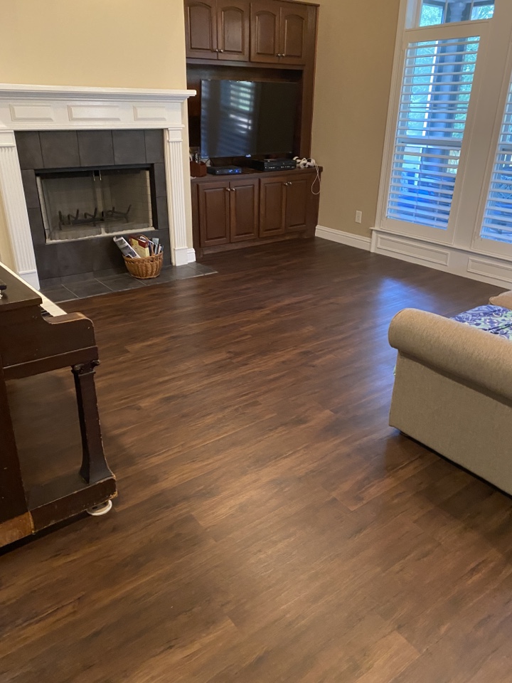 Prattville, AL - PROTEK has completed the floor installation at this home in Prattville. We’ll do the final trim then move back the rest of their personal items. Prattville, AL - PROTEK has completed the floor installation at this home in Prattville. We’ll do the final trim then move back the rest of their personal items.