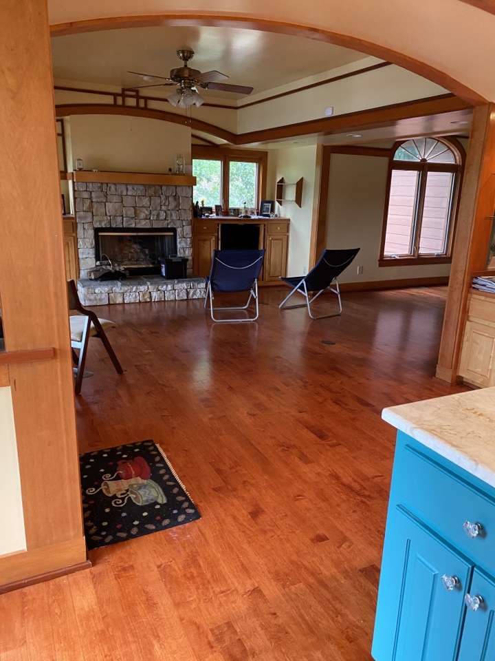 Final walk through on this restoration job at a beautiful Lake Martin house.   Furniture comes tomorrow.   