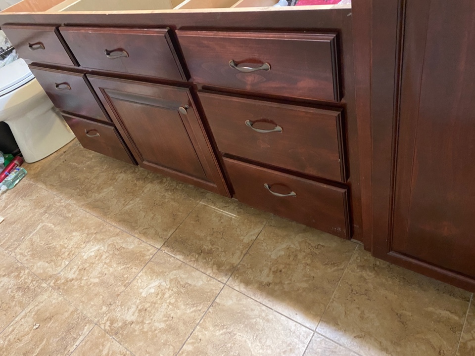 Protek Restoration has finished installing this vanity here in Deatsville. 