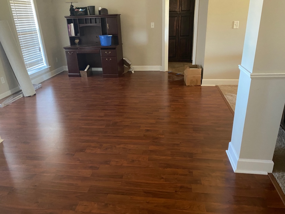 Protek Restoration has finished this house in Deatsville! We had to lay carpet in two rooms and vinyl flooring in two more! Had to rebuild a vanity and do some drywall and paint work! Looks great if you ask me! 