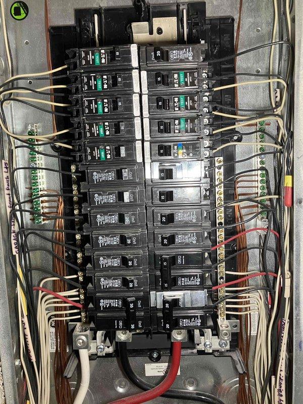 Performed annual 32-point electrical system evaluation on 2019 home with no prior issues. Completed electrical panel maintenance including connection torque verification and comprehensive testing of GFCI/shock protection outlets and Arc Fault breakers. Conducted smoke and CO2 detector maintenance with battery replacement and testing. All systems functioning properly with no concerns identified.