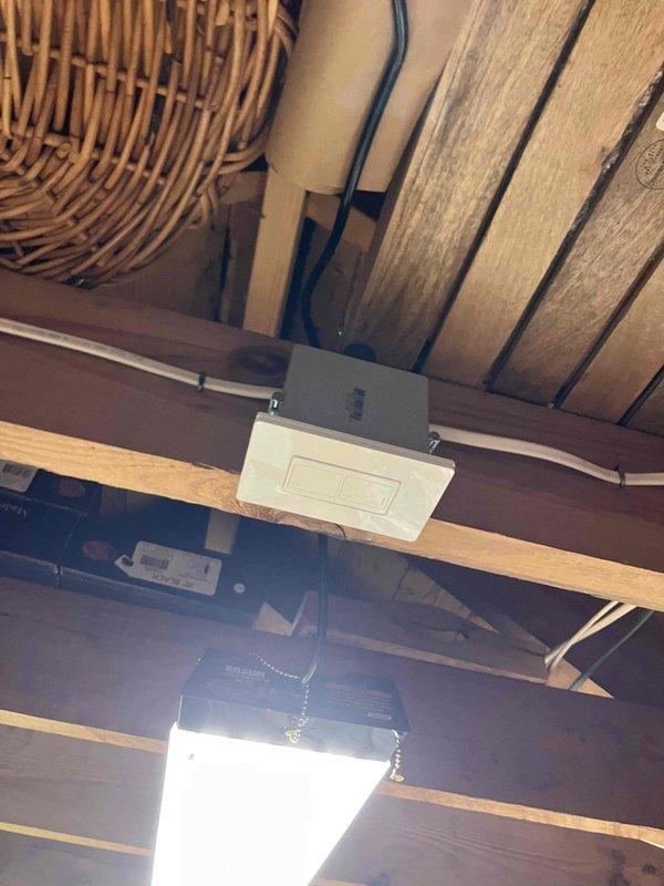 Completed installation of premium motion flood lights on shed and front porch soffit, both equipped with premium LED bulbs. Installed Caseta switches with Pico remotes for both lighting locations. Added a new fire-protected 15-amp circuit to support security lighting system, with proper connections made at the main electrical panel.