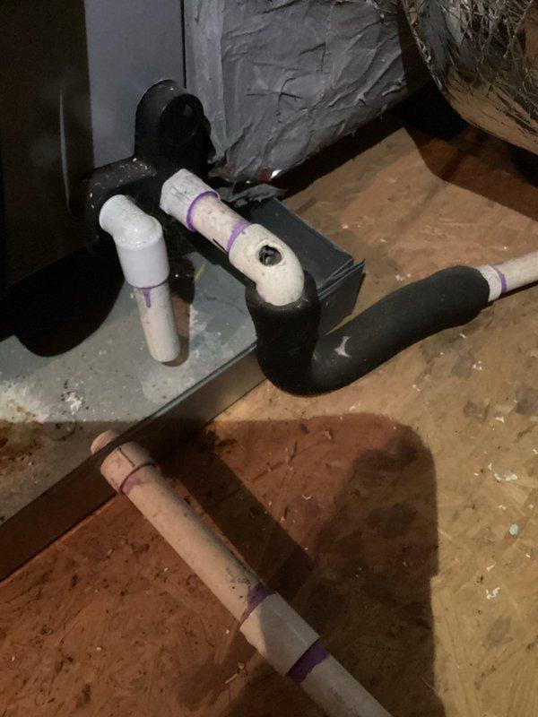 Responded to service request for a 12-year-old HVAC system not providing adequate heat. Diagnostic inspection revealed system was cycling but not maintaining set temperature. Identified and repaired faulty connection in ductwork within attic space that was causing significant heat loss. System now operating properly and maintaining desired temperature throughout home.