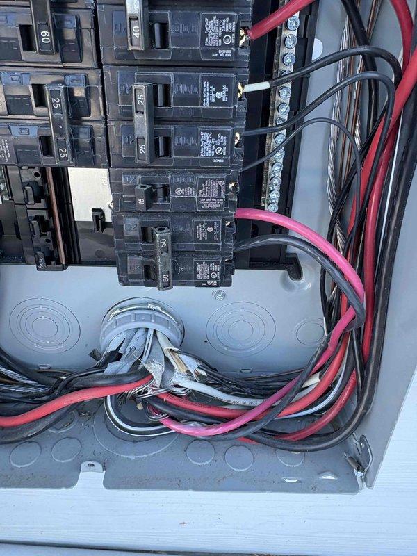 Installed new dedicated electrical circuit for customer's hot tub. Work included mounting exterior weatherproof disconnect box on building exterior and connecting to main electrical panel with appropriate breaker installation. All connections properly terminated and system tested for safe operation.