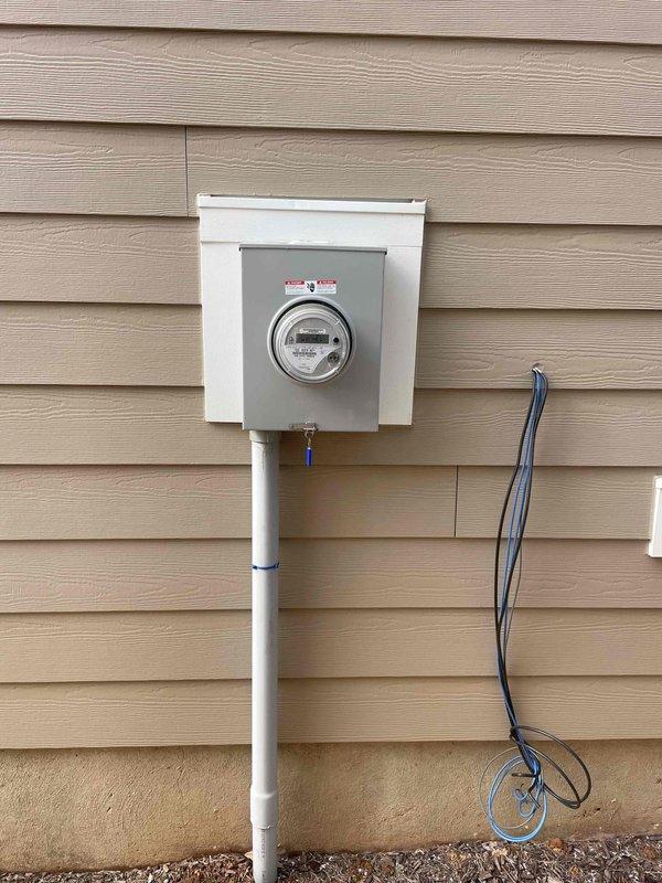 Responded to service call for ceiling fan detachment at 5-year-old residence. Conducted thorough inspection of electrical system, including exterior meter and main breaker panel. Successfully reattached ceiling fan to ceiling mount, ensuring proper electrical connections and secure mechanical fastening. Verified operation and safety of installation before completing service.