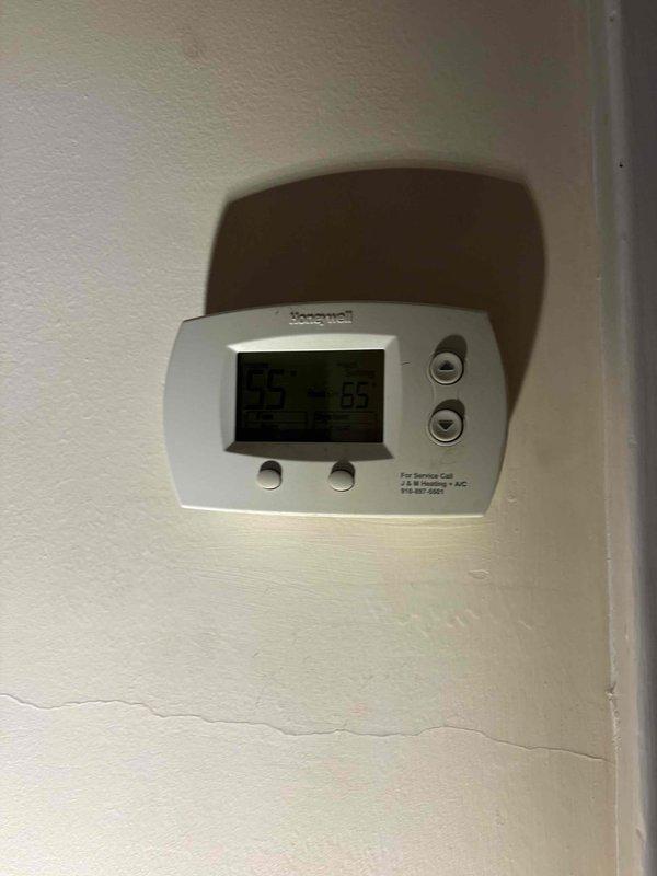 Completed scheduled preventative maintenance on one HVAC system, performing a comprehensive 80-point inspection. Cleaned outdoor coils and burners, adjusted gas pressures as needed, and conducted safety inspections. Verified proper thermostat operation with temperature readings at 75°/65°, and inspected attic installation components including ductwork and electrical connections.