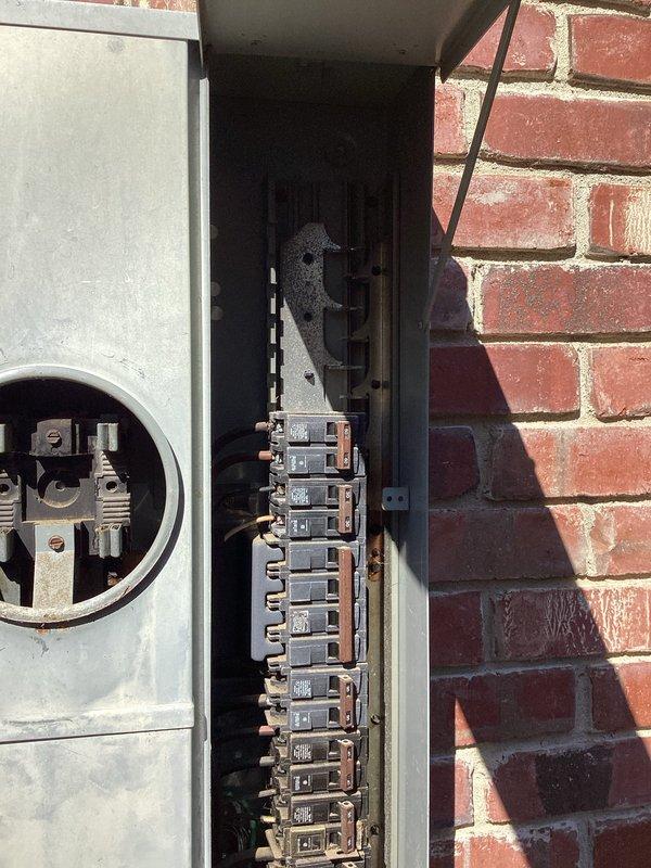 Responded to a service call for power loss affecting multiple rooms in the residence. Upon inspection, identified a faulty circuit breaker in the main electrical panel as the source of the problem. Replaced the defective breaker and verified proper voltage at affected outlets, restoring full power to all areas of the home.