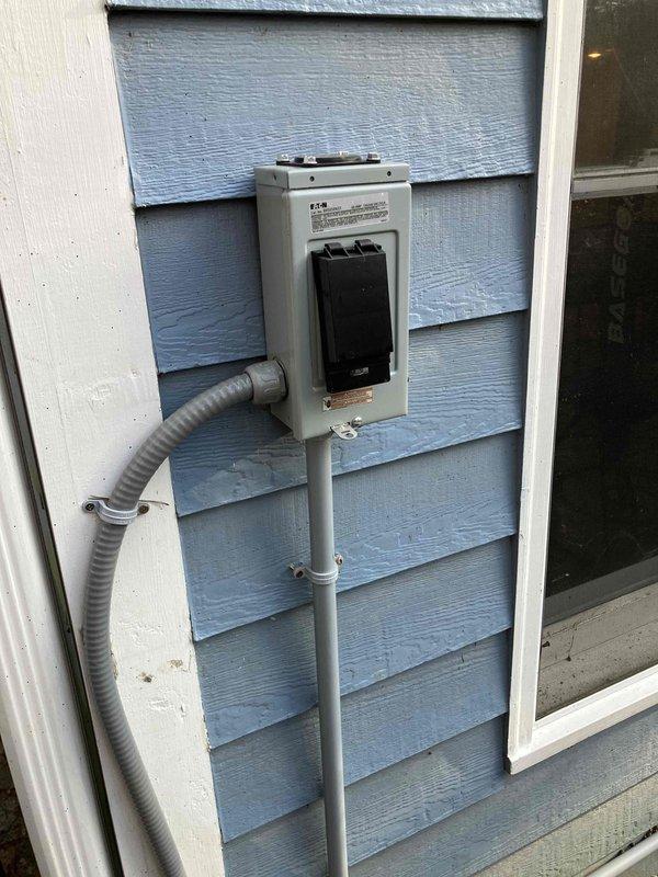 Performed annual 32-point electrical system evaluation on 30-year-old residence. Completed full panel maintenance including torquing connections, GFCI/Arc Fault breaker testing, and verified proper grounding. Inspected exterior disconnect box and conduit connections for weathertightness. Replaced batteries and tested smoke/CO2 detectors as part of preventative maintenance service.