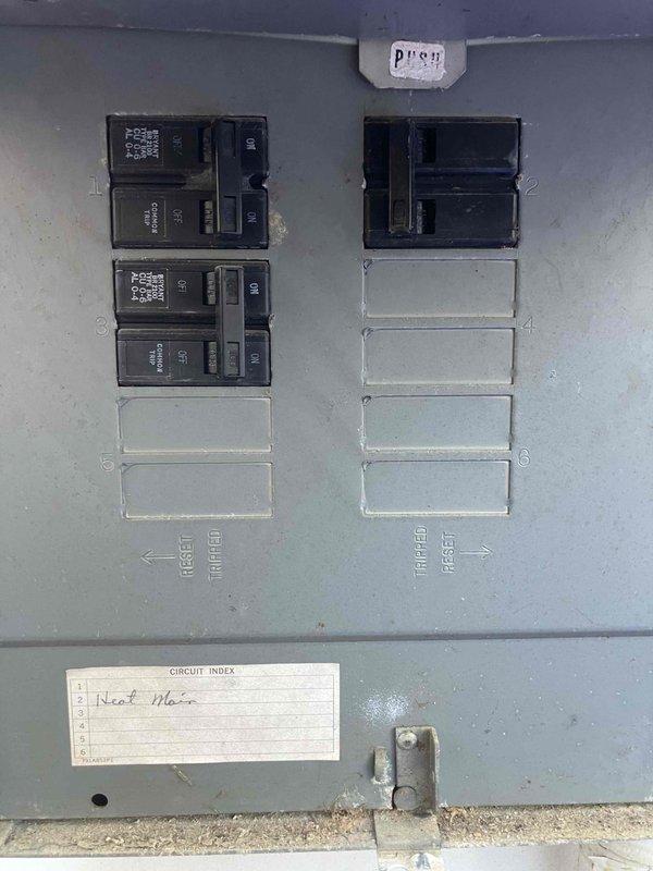 Inspected electrical panel in response to homeowner concerns about multiple issues. Evaluated existing light fixture in screened porch for replacement and examined five dimmer switches requiring upgrade to modern versions. Additionally, assessed and repaired an improperly installed electrical box that was separating from the wall.