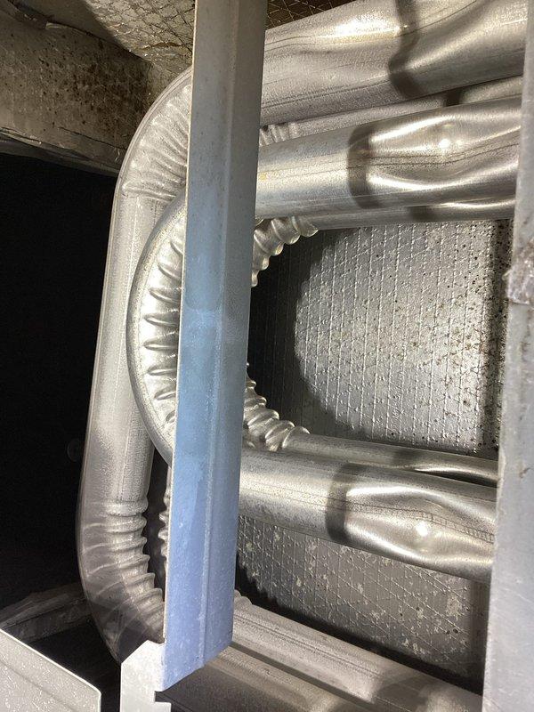 Performed comprehensive preventive maintenance on elderly residential HVAC system. Inspected attic-mounted air handler unit including PVC condensate drainage components, flexible ductwork connections, and primary system functions. Addressed customer-reported noise emanating from outdoor condensing unit; verified proper operation post-service.