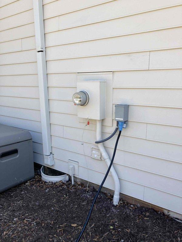 Responded to service call for two loose light fixtures requiring immediate attention. Inspected and secured the pendant light fixture in the dining area and exterior wall-mounted fixture near the electrical meter. Both fixtures were properly tightened to prevent potential hazards and ensure safe operation.