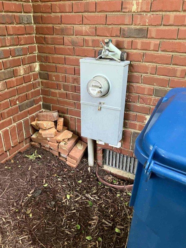 Responded to service call for a tripped GFCI outlet adjacent to a thermostat without power. Diagnostic testing with Klein voltage meter confirmed outlet was tripping immediately upon restoration of power. Replaced faulty GFCI outlet, restoring proper function to both the outlet and power to the thermostat.