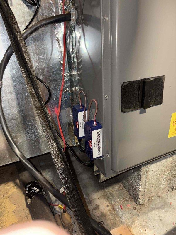 Performed warranty callback service to replace defective outdoor control board and inverter board on HVAC system under manufacturer warranty. Upon inspection, identified electronic control components requiring replacement. Completed installation of new boards and verified proper system operation with all electrical connections secured and system functioning correctly.