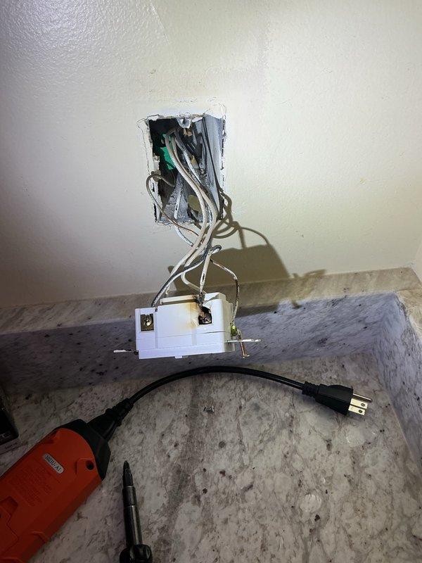 Performed comprehensive 32-point electrical system evaluation, including panel maintenance with connection torquing and verification. Replaced non-functioning outlets throughout residence. Conducted GFCI/Arc Fault protection testing to ensure proper operation and safety compliance. Completed smoke/CO2 detector maintenance with battery replacement and functional testing.