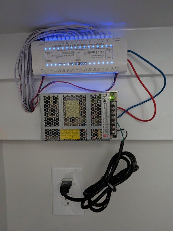 # Electric Service Call Summary

Responded to nuisance tripping on circuit serving Ring doorbell, exterior lighting, and bedroom outlets. Upon inspection, discovered overloaded circuit with multiple high-draw devices on single breaker. 

Performed troubleshooting to isolate fault and determined circuit required reconfiguration. Installed new dedicated circuit for Ring doorbell and exterior lighting to separate load from bedroom receptacles. Ran new wiring through wall cavity and installed additional electrical box. Terminated all connections per NEC standards with proper wire nuts and secured all conductors. Replaced damaged outlet in bedroom with new tamper-resistant receptacle and repaired drywall opening around electrical box.

Verified all circuits operational with no tripping under normal load conditions. Tested Ring doorbell, exterior lights, and bedroom outlets independently to confirm proper voltage and functionality. Reset breaker panel and confirmed all connections tight and 