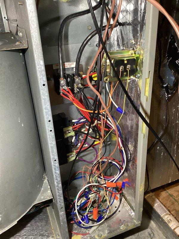 Completed comprehensive heating and air maintenance on 2017 HVAC system including full 80-point inspection on all units. Performed outdoor coil cleaning, burner cleaning, and verified gas pressures with adjustments as needed. Measured differential pressure at 0.30 inches of water column, inspected refrigerant lines showing proper operation with normal frost accumulation, and conducted thorough safety inspection of electrical components and control cabinet wiring.