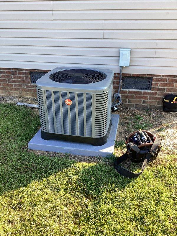 Completed comprehensive heating and air maintenance on 13-year-old HVAC system including full 80-point inspection on both indoor and outdoor units. Performed outdoor coil cleaning, burner cleaning, gas pressure adjustments, and thorough safety inspections. Identified severe attic insulation contamination and water damage surrounding indoor air handler requiring immediate attention and remediation to prevent further equipment degradation and maintain system efficiency.