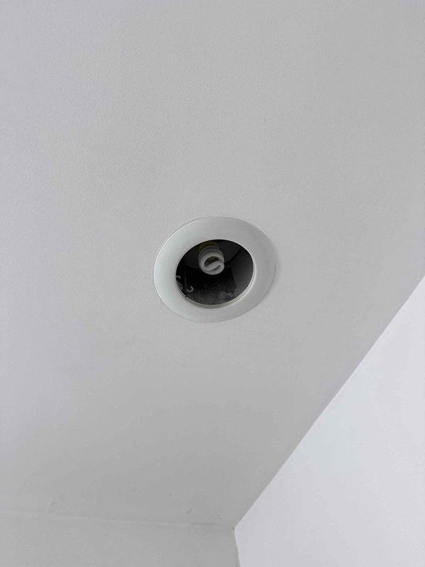 Completed electrical retrofit in laundry room and two master closets, replacing outdated fluorescent fixtures with energy-efficient LED lighting. Additionally, replaced two bathroom exhaust fans and installed new smoke detectors to enhance safety and ventilation throughout the residence.